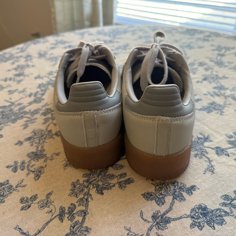 Women’s Adidas Sambas Gray and White Women's Sneakers - Picture 8 of 12